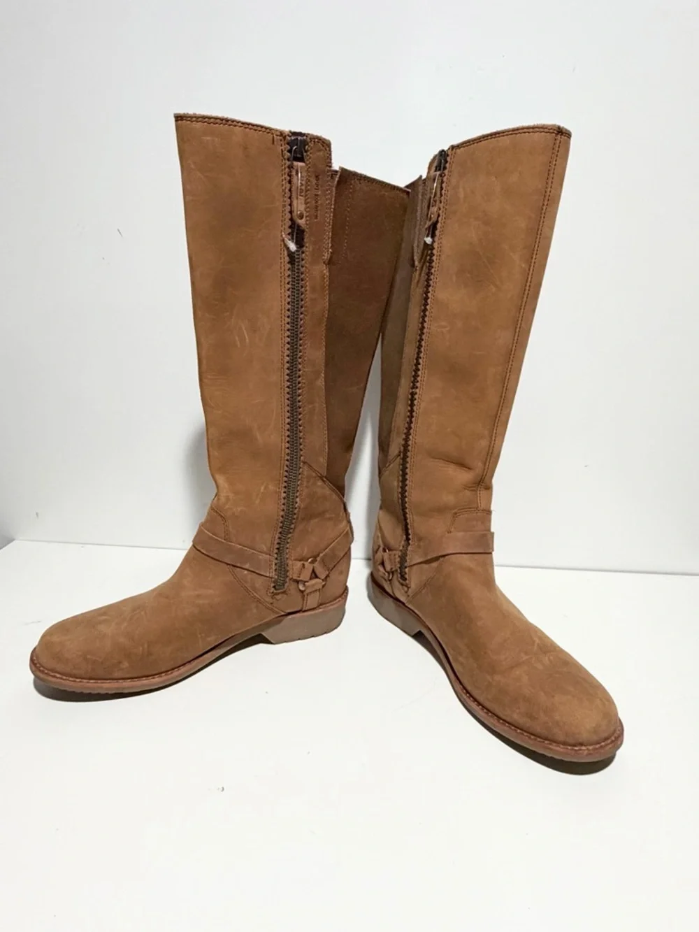 Teva tall leather